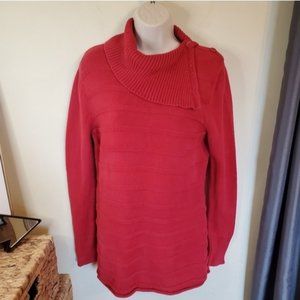 Calvin Klein Red Turtleneck